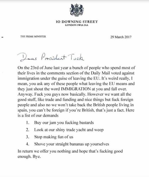 Westminstenders: And so it begins