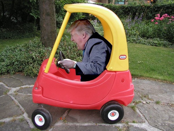 There is no evidence that this so called thread was "tapped". Trump continued