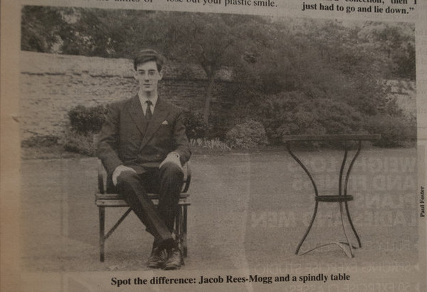 To have developed a crush on Jacob Rees Mogg?