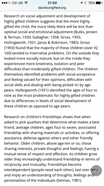 Highly Able Children