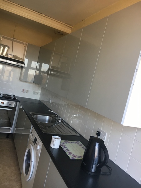 Rented flat what colour will go with these units?