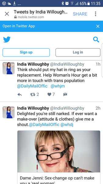 Jenni Murray "Changing sex can't make a real woman"