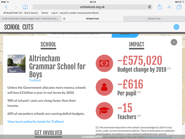 to be scared by school budget cuts?