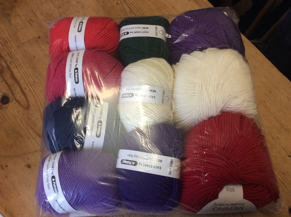 Woolly hugs. We are making a blanket for Zombie’s son and his wife (Zombielad and Zombielass.) lovely crafters and donors, we need your help.