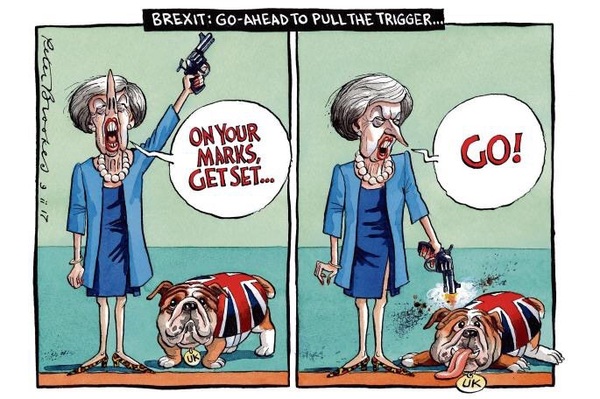 Brexit Arms special  - the fingers on the trigger!