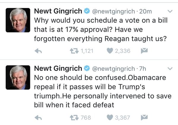 There is no evidence that this so called thread was "tapped". Trump continued