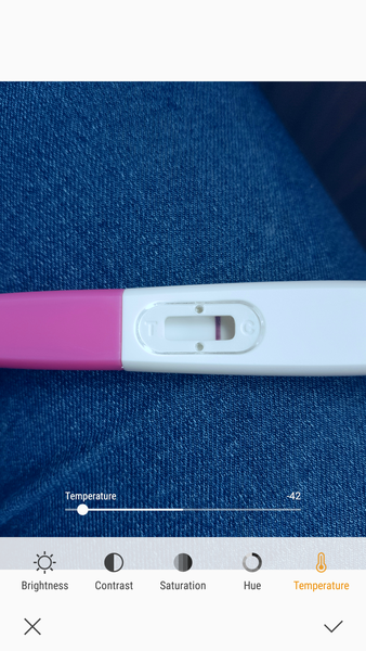 Pregnacy line or evap line