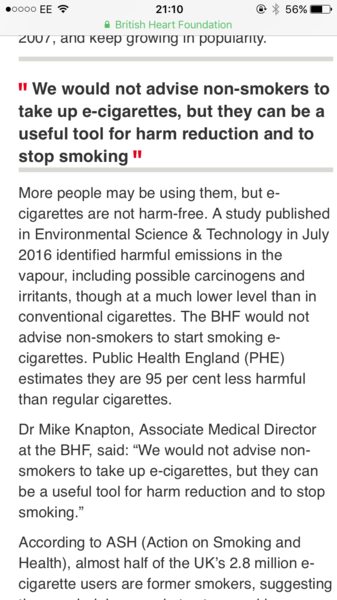 Vaping around children?
