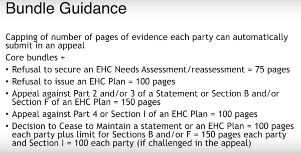Jane McConnell head of SENDIST talking about appeals, some very useful info.