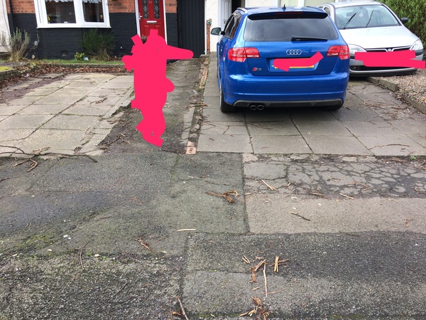 AIBU? Neighthours and dropped kerb