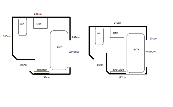 Bathroom refurb - Should we move a wall?