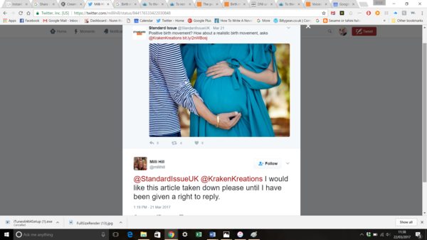 To think censorship of birth stories should not be allowed?