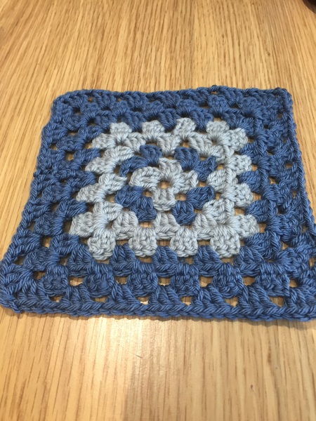 Woolly hugs. We are making a blanket for Zombie’s son and his wife (Zombielad and Zombielass.) lovely crafters and donors, we need your help.