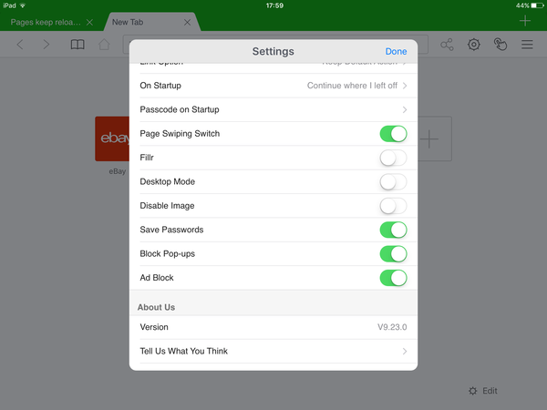 Pages keep reloading?