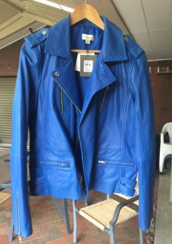 Cobalt Leather Jacket