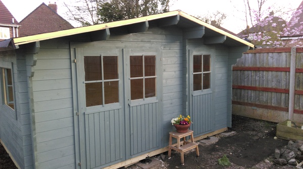 What colour is your shed/cabin/garden building?