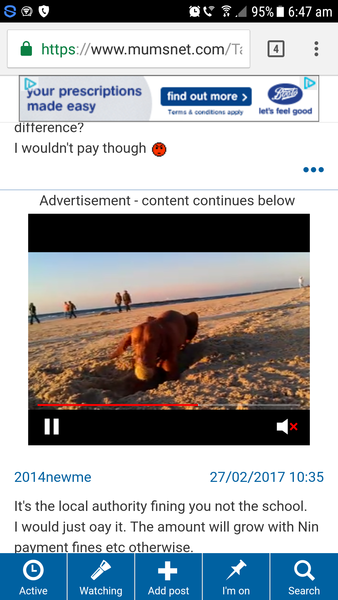 Pages jumping to animated ad at the bottom