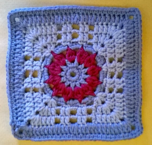 Woolly hugs. We are making a blanket for Zombie’s son and his wife (Zombielad and Zombielass.) lovely crafters and donors, we need your help.