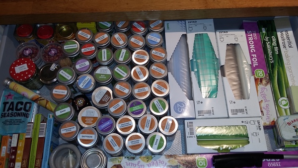 Help me improve my spice storage please