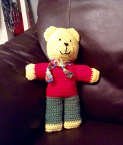 Crocheting eyes and noses