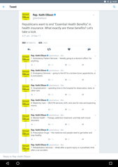 There is no evidence that this so called thread was "tapped". Trump continued