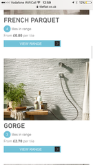 Would this be too much? Bathroom/bedroom tiles.