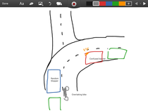 To be annoyed when drivers stop to let each other out?