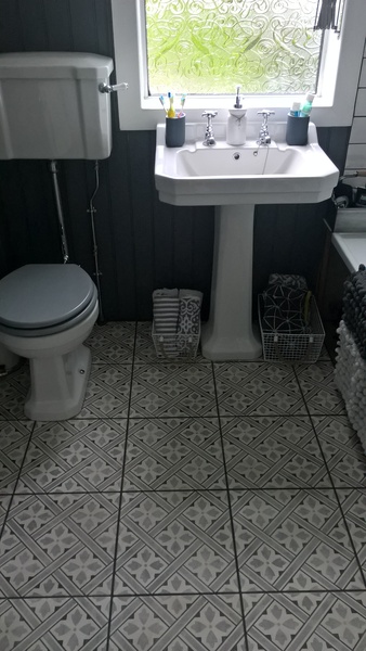 To ask to see your bathroom?