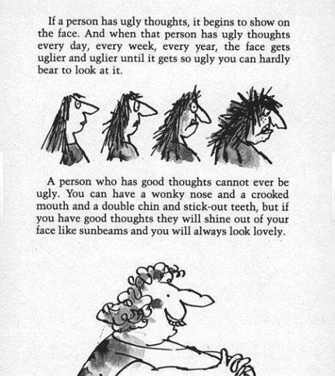 to think that I don't look very nice?
