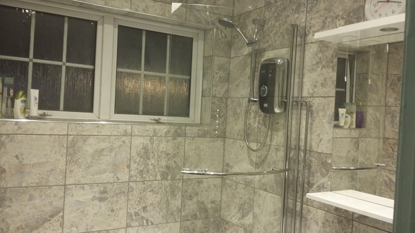 To ask to see your bathroom?