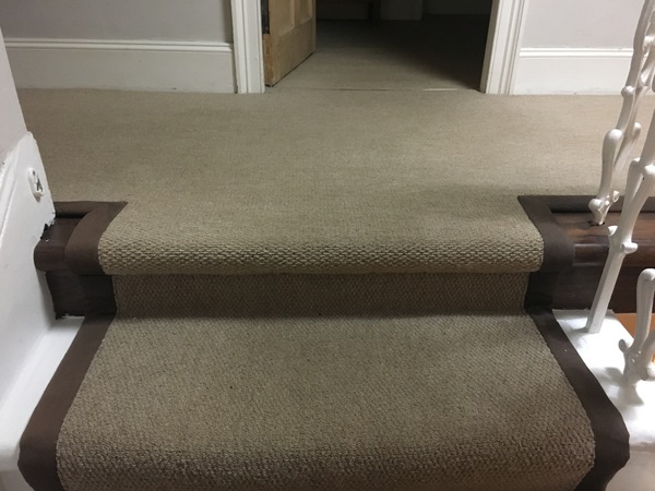 Stone staircase and hall flooring issues