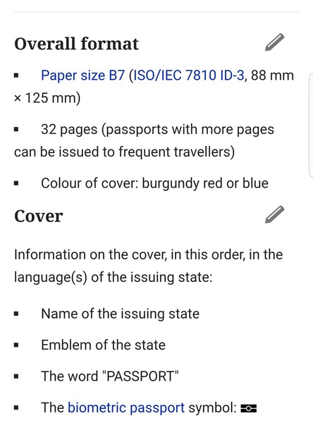 To not care what colour my passport is?