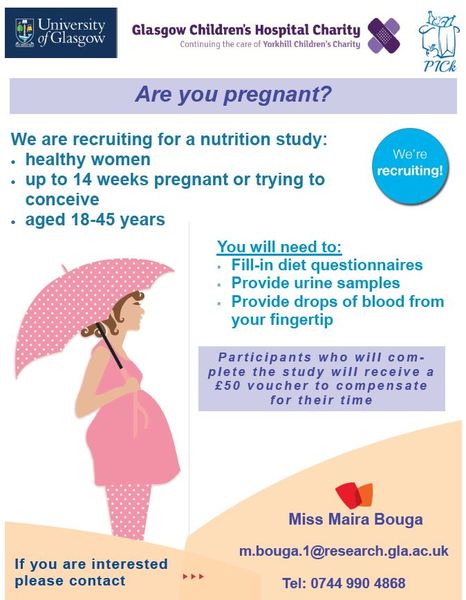 Pregnant or trying for a baby? £50 study