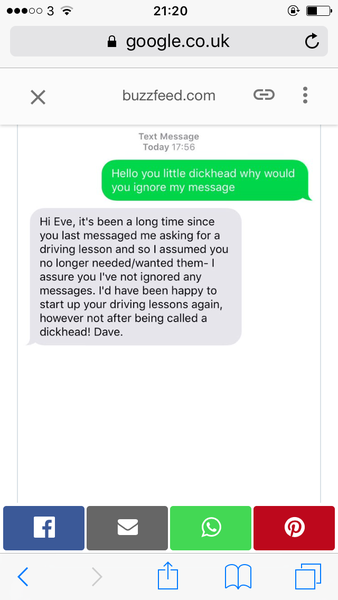 Oh hell. Sent text to wrong person.