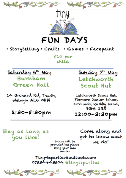 FUN DAYS 6th/7th MAY