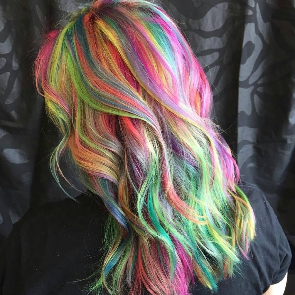 Am I too old for rainbow hair?