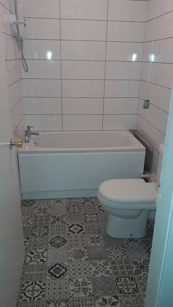 To ask to see your bathroom?