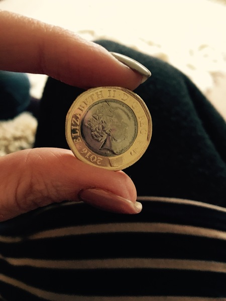...to ask if anyone's seen one of these new pound coins yet?