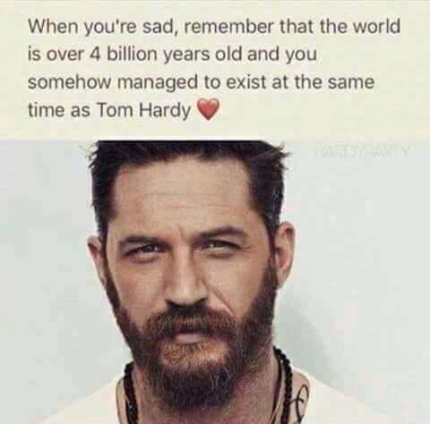 To not get the Tom Hardy obsession?