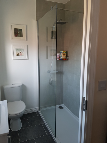 To ask to see your bathroom?