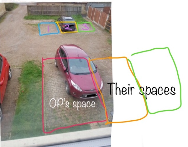 Neighbour parking in my space