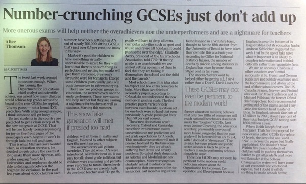 DfE Data Cruncher predicts number of students who will get straight 9s