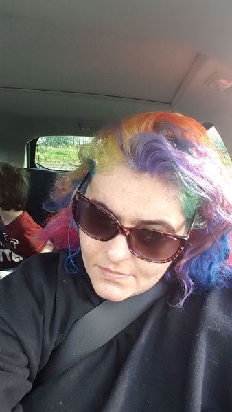 Am I too old for rainbow hair?