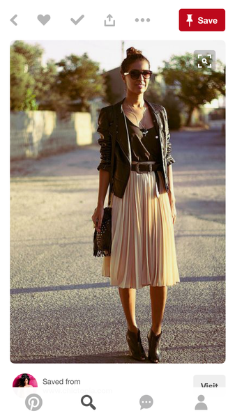 Black or nude sandles with this skirt?