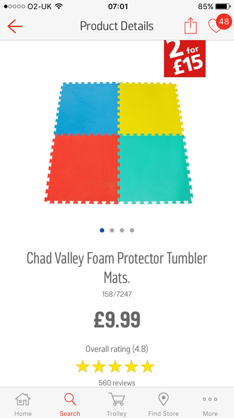 If you have young DC and carpet round your dining table...