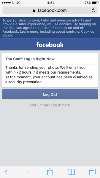 Problem with facebook