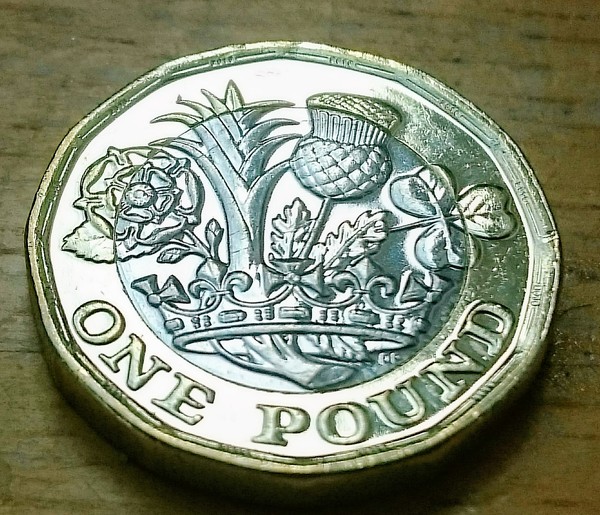 ...to ask if anyone's seen one of these new pound coins yet?