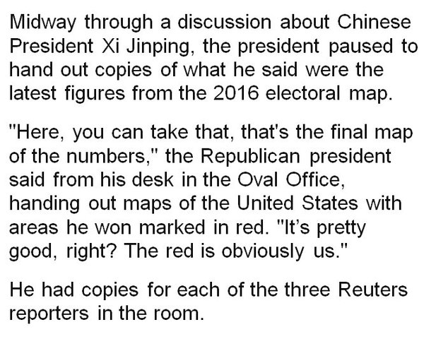 This thread is better than any White House Press dinner. Trump cont