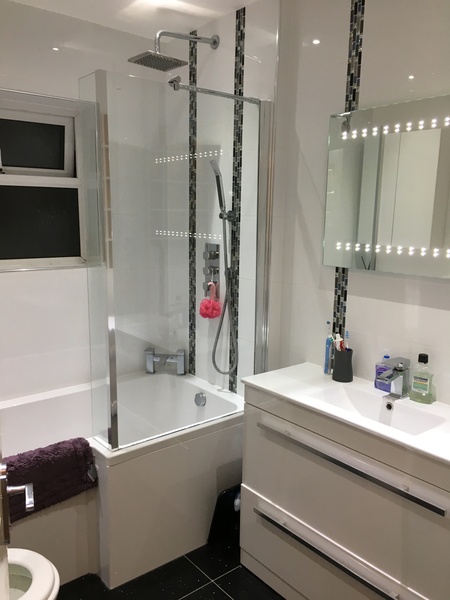 To ask to see your bathroom?