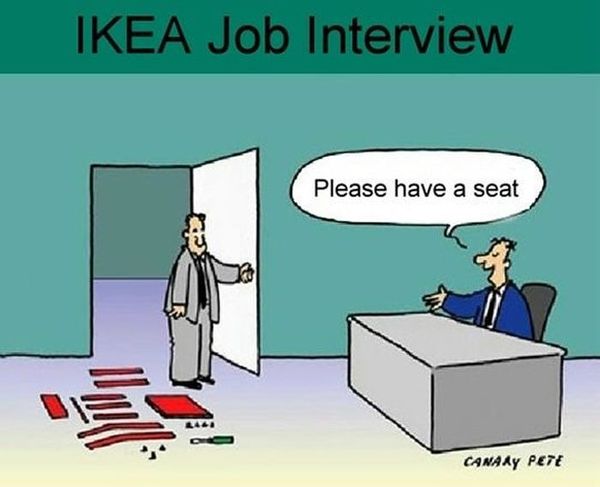 Make us laugh - applying for a job.